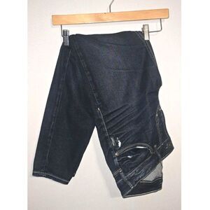 Women's Silver Jeans Ankle Skinny Dark Wash Distressed Jeans Size W28/L27